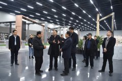 省外貿(mào)轉(zhuǎn)型升級(jí)調(diào)研核查工作組來(lái)公司參觀(guān)調(diào)研